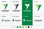 画像18: Y字の幾何学的な成長ロゴ (18)