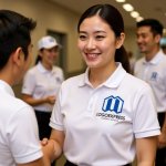 画像14: M字と建物の幾何学的連結ロゴ (14)