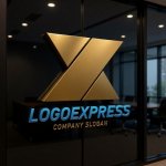 画像15: X字の幾何学的ダイナミックロゴ (15)