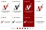 画像18: V字と躍動する軌道の情熱ロゴ (18)