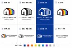 画像18: 虹色の屋根を持つ明るいハウスロゴ (18)