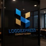 画像15: 幾何学的なK字のデジタルとブロックロゴ (15)