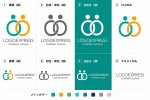 画像18: 繋がりを象徴する人型ロゴ (18)