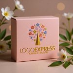 画像10: 満開の桜が舞う春の樹木ロゴ (10)