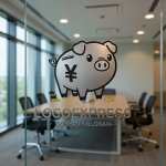 画像9: 貯金箱の豚の愛らしいマネーロゴ (9)
