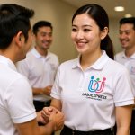 画像14: 人々の繋がりと調和を象徴するW字ロゴ (14)