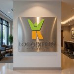 画像10: Kの文字と人が躍動する希望の成長ロゴ (10)