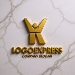 画像13: Kの文字と人が躍動する希望の成長ロゴ (13)