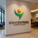 画像10: Y字と人が躍動する希望の成長ロゴ (10)