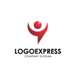 画像3: Y字と人が躍動する希望の成長ロゴ (3)