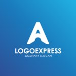 画像4: A字のモダンなグラデーションロゴ (4)