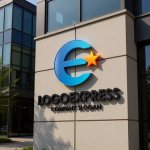 画像8: Eと星が輝くテクノロジーロゴ (8)