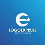 画像4: Eと星が輝くテクノロジーロゴ (4)