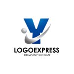 画像3: Y字と軌道が融合するダイナミックロゴ (3)