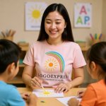 画像5: カラフルな虹と太陽の希望ロゴ (5)