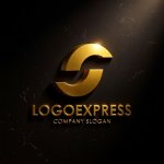 画像12: 洗練された3D S字型ロゴ (12)