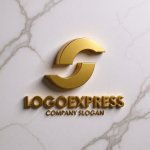 画像13: 洗練された3D S字型ロゴ (13)