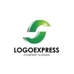 画像3: 洗練された3D S字型ロゴ (3)