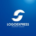 画像4: 洗練された3D S字型ロゴ (4)