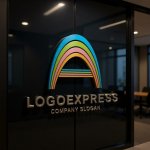 画像15: A字のカラフルな虹の希望ロゴ (15)