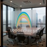 画像11: A字のカラフルな虹の希望ロゴ (11)