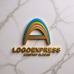 画像13: A字のカラフルな虹の希望ロゴ (13)