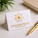 画像16: 輝く太陽のロゴ (16)