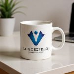 画像16: V字と人が融合した勝利と成長のロゴ (16)