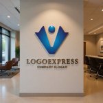 画像10: V字と人が融合した勝利と成長のロゴ (10)