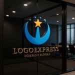 画像15: W字と星が輝く希望の成長ロゴ (15)