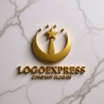 画像13: W字と星が輝く希望の成長ロゴ (13)