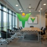 画像9: Y字と人が躍動する希望の成長ロゴ (9)