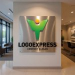 画像10: Y字と人が躍動する希望の成長ロゴ (10)