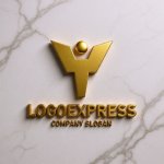 画像13: Y字と人が躍動する希望の成長ロゴ (13)