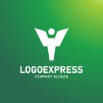 画像4: Y字と人が躍動する希望の成長ロゴ (4)