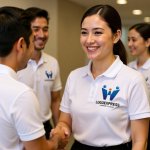 画像14: W字と人が織りなすチームワークロゴ (14)