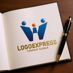 画像6: W字と人が織りなすチームワークロゴ (6)