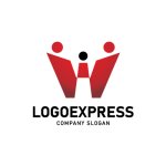 画像3: W字と人が織りなすチームワークロゴ (3)