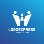 画像4: W字と人が織りなすチームワークロゴ (4)