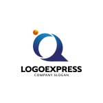 画像1: Qと人が融合した知性と活気のロゴ (1)