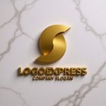 画像13: 炎のような躍動感のあるS字ロゴ (13)