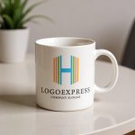 画像16: H字のカラフルな虹の希望ロゴ (16)