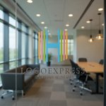 画像9: H字のカラフルな虹の希望ロゴ (9)