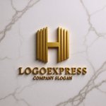 画像13: H字のカラフルな虹の希望ロゴ (13)