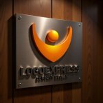 画像5: 勝利のV字型の人物ロゴ (5)