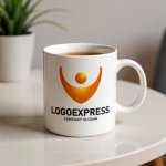 画像16: 勝利のV字型の人物ロゴ (16)