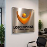 画像7: 勝利のV字型の人物ロゴ (7)