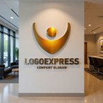 画像10: 勝利のV字型の人物ロゴ (10)