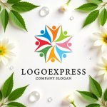 画像9: 色彩豊かな繋がりと輝きを表現したロゴ (9)