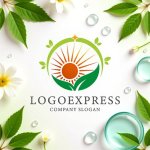 画像9: 輝く太陽と芽生えが共生するエコロゴ (9)